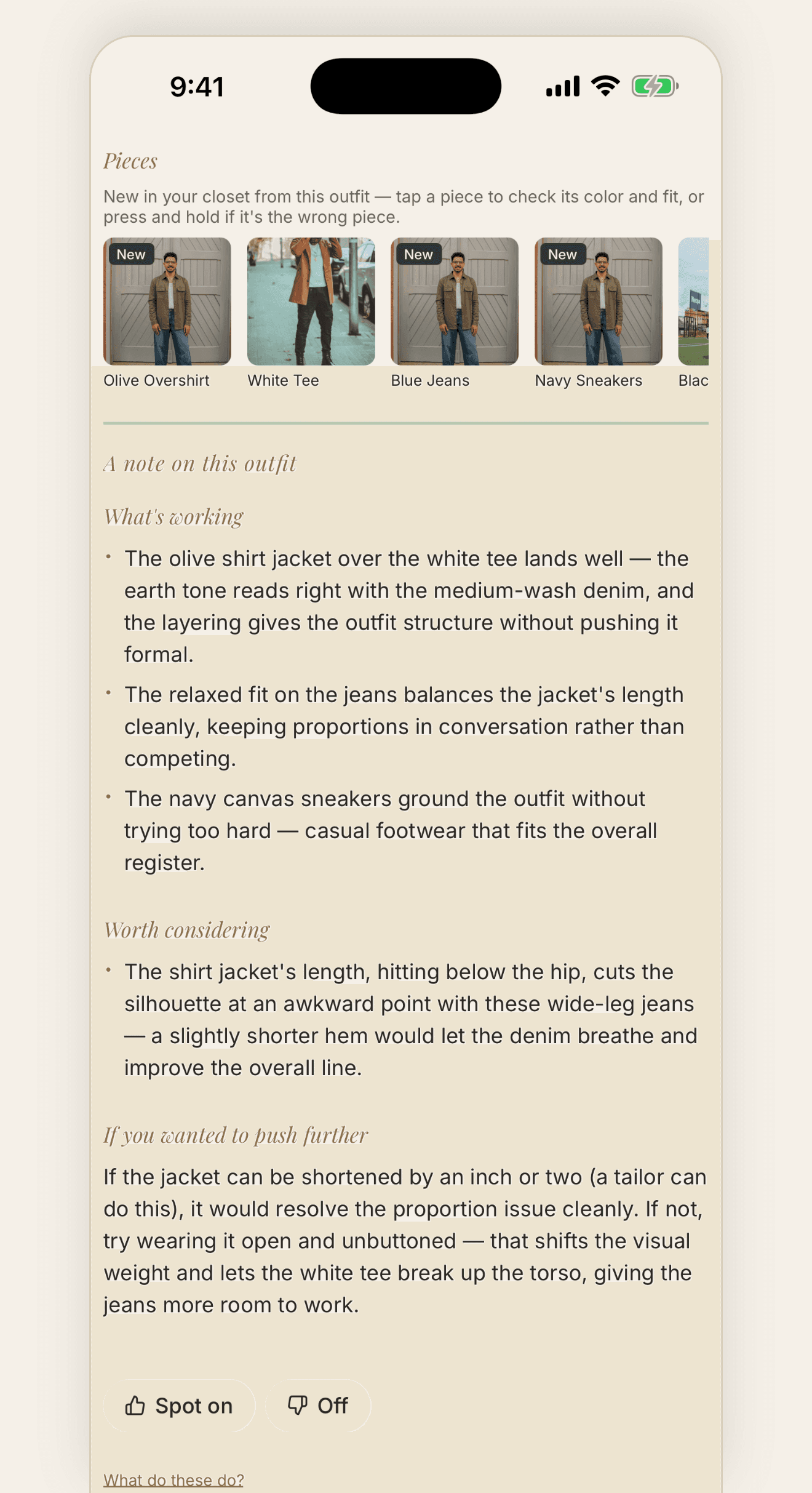 Loden app — it critiques honestly